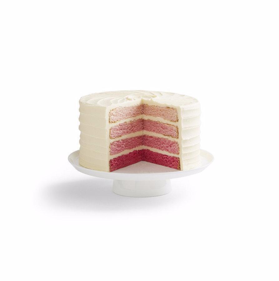 Ombre Sponge Wedding Cake