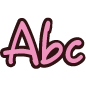 Single Cupcake Lettering