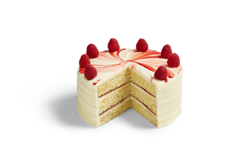 Lemon Raspberry Ripple Cake